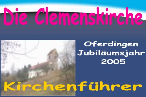 Kleiner Kirchenführer - Clemenskirche Oferdingen